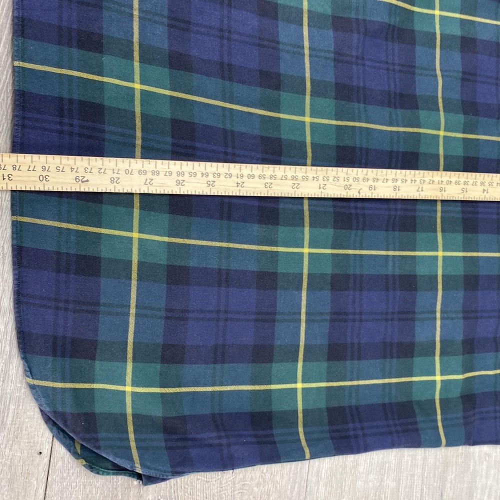 Polo by Ralph Lauren Green Navy Plaid Button-Down Shirt - Picture 7 of 9